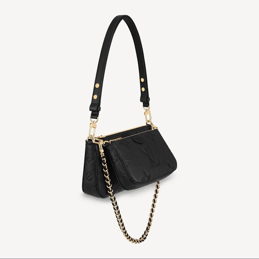 Louis Vuitton Multi Pochette Accessoires Empreinte Leather- Large Pochette
